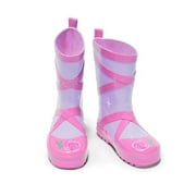 Kidorable BOOT-BALLET 6 Natural Rubber Purple Ballet Rain Boots - Size 6